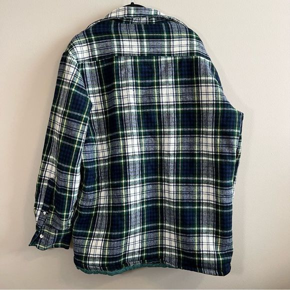 ✨ 911 Sportswear Men’s Navy Blue Green Shacket Jacket Large - Picture 6 of 7